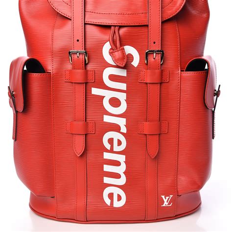 louis vuitton x supreme backpack|louis vuitton supreme raincoat.